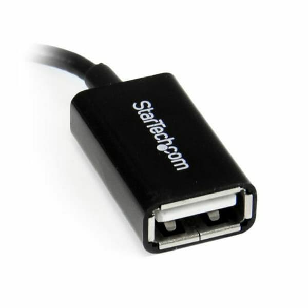USB-kabel til Micro USB Startech UUSBOTGRA Sort