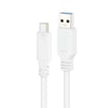 Miniatyrbild 2 av 4: USB-C-kabel till USB NANOCABLE 10.01.4000-W Vit 50 cm (1 antal)