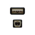 Miniatyrbild 11 av 11: USB 2.0 A till USB B Kabel NANOCABLE 10.01.1205 Svart 5 m