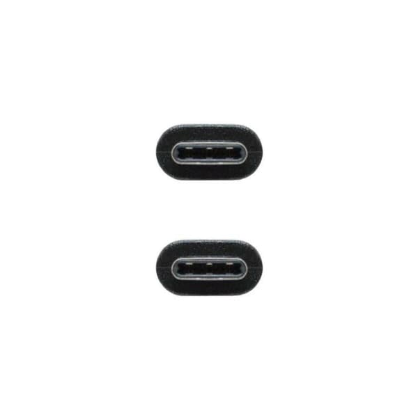 USB-C-kabel NANOCABLE USB 2.0, 2m Svart 2 m