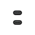 Miniatyrbild 2 av 3: USB-C-kabel NANOCABLE USB 2.0, 2m Svart 2 m