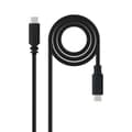 Miniatyrbild 1 av 3: USB-C-kabel NANOCABLE USB 2.0, 2m Svart 2 m