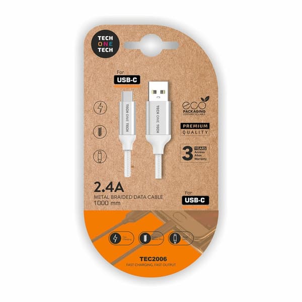 USB-C-kabel till USB Tech One Tech TEC2006 1 m