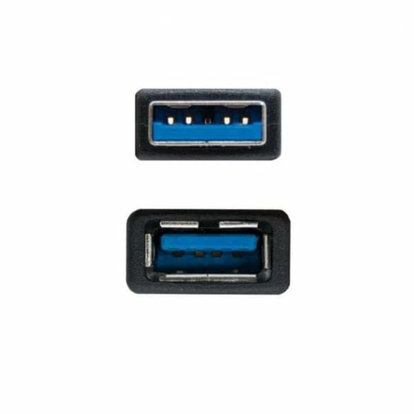 USB-kabel NANOCABLE 10.01.0903-BK Svart 3 m