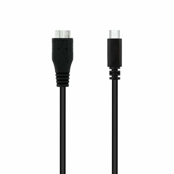 USB-kabel till mikro-USB NANOCABLE 10.01.1201-BK Svart 1 m (1 antal)