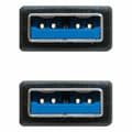 Miniatyrbild 4 av 5: USB 3.0 A till USB A Kabel NANOCABLE 10.01.1002-BK Svart 2 m
