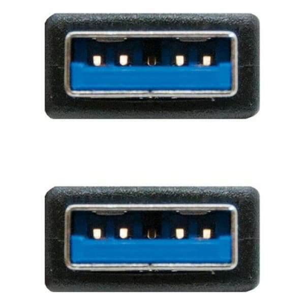 USB 3.0 A till USB A Kabel NANOCABLE 10.01.1002-BK Svart 2 m