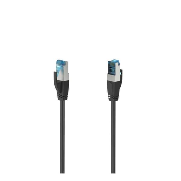 Hama - Netzwerkkabel - RJ-45 (M) till RJ-45 (M) - 10,0 m - S/FTP - CAT 6a - Schwarz () - 00200683