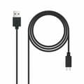 Miniatyrbild 1 av 3: USB A till USB-C Kabel NANOCABLE 10.01.2103 Svart 3 m