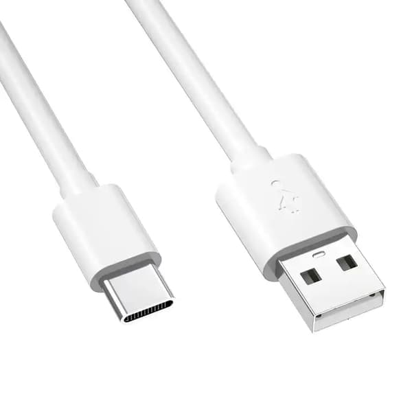 Laddkabel USB-A - USB-C Fast Charge 1m - Vit