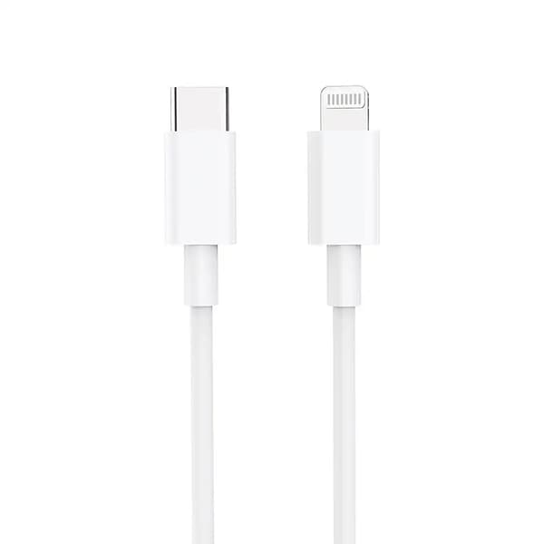 Laddkabel USB-C - Lightning 1m - Vit