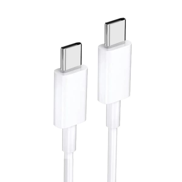 Laddkabel USB-C - USB-C 1m - Vit