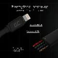 Miniatyrbild 8 av 11: Kabel Lightning Green Cell KABGC02 Svart 25 cm