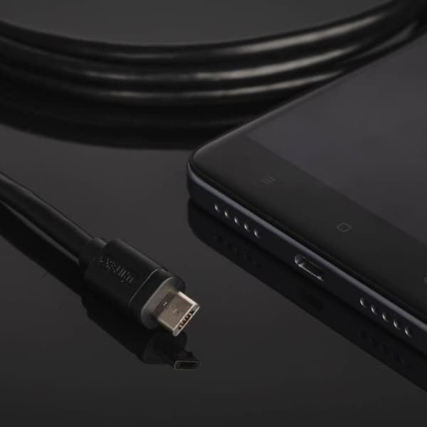 USB-kabel til micro USB Unitek Y-C435GBK Sort 3 m