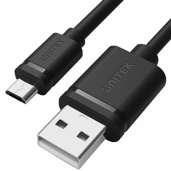USB-kabel til micro USB Unitek Y-C435GBK Sort 3 m
