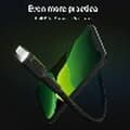 Miniatyrbillede 9 af 10: Lyskabel Green Cell KABGC05 Sort 1,2 m