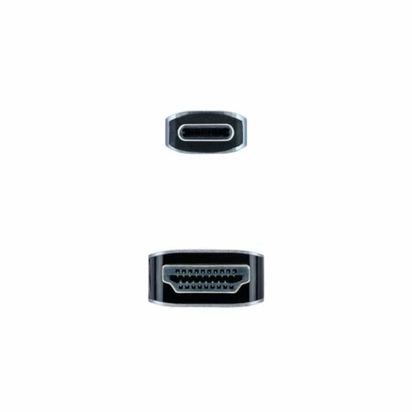 USB-C - HDMI kaapeli NANOCABLE 10.15.5102 1,8 m Musta