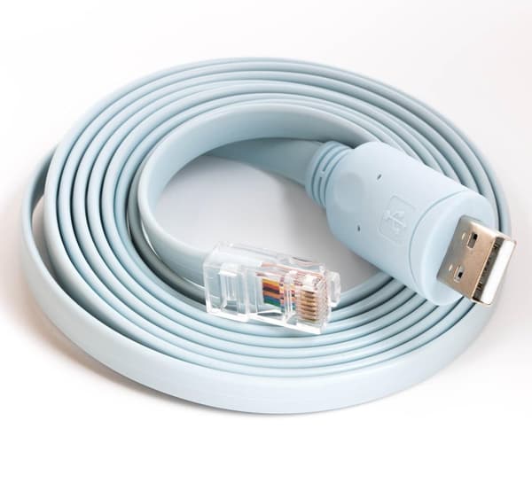 Cisco - CAB-CONSOLE-USB-RJ45 konsolkabel, 1,8 m, FTDI, USB till RJ45