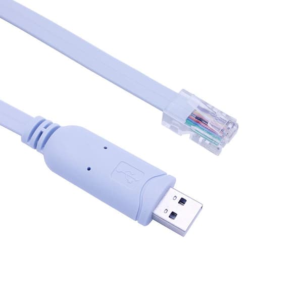 Cisco - CAB-CONSOLE-USB-RJ45 konsolkabel, 1,8 m, FTDI, USB till RJ45