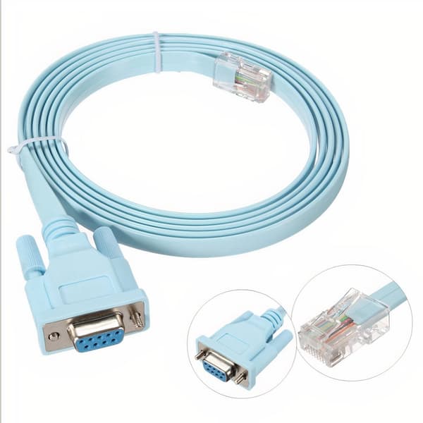 Cisco Console-kabel 6 fot med RJ45 och DB9F