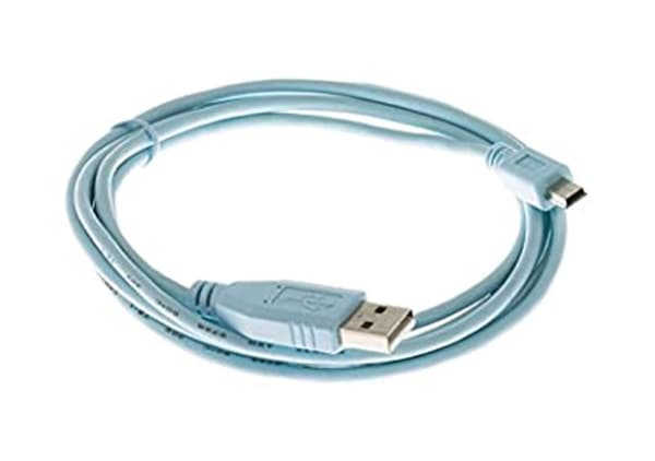 Cisco USB-A till Mini-B-konsolkabel kompatibla 900-seriens routrar och 1000, 2520, 2960, 6800ia och 3010 (CAB-CONSOLE-USB=)