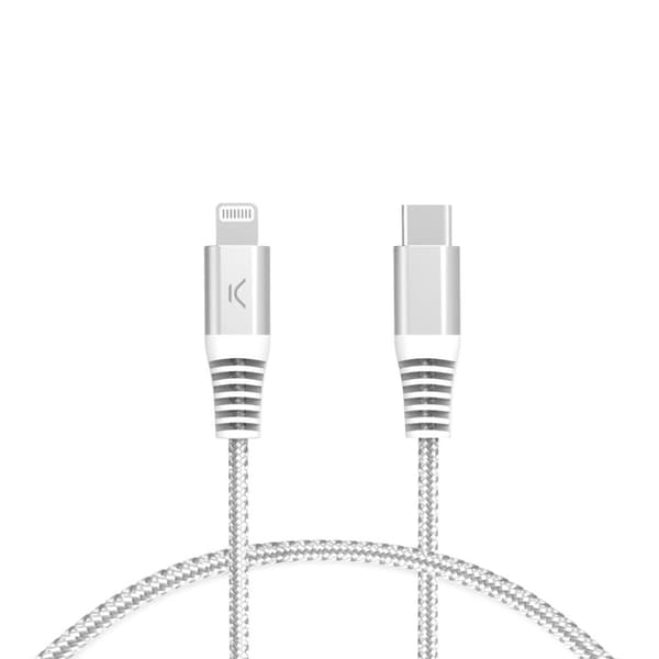 USB-C - Lightning kaapeli KSIX Harmaa