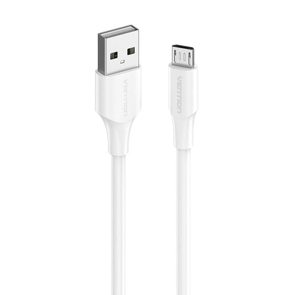 Kabel USB 2.0 til Micro USB Vention CTIWF 2A 1m (hvit)