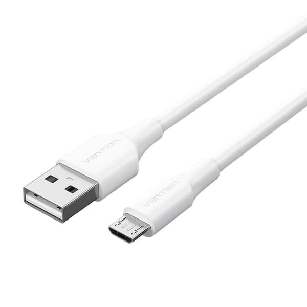 Kabel USB 2.0 til Micro USB Vention CTIWF 2A 1m (hvit)