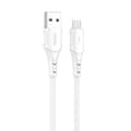 Miniatyrbild 1 av 5: USB till mikro-USB-kabel VFAN Colorful X12, 3A, 1m (vit)
