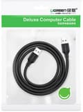 Miniatyrbild 3 av 5: Tillbehör för anslutning, 10310 US102 USB 2.0 M-M UGREEN kabel 1,5m Svart, Ugreen