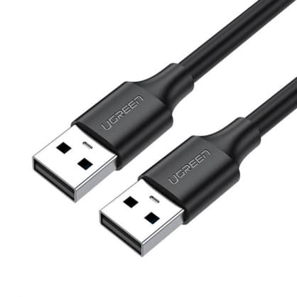 Tillbehör för anslutning, 10310 US102 USB 2.0 M-M UGREEN kabel 1,5m Svart, Ugreen