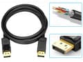 Pikkukuva 3 / 3: Liitäntätarvikkeet, DisplayPort - DisplayPort-kaapeli 2m musta, Fusion-tarvikkeet