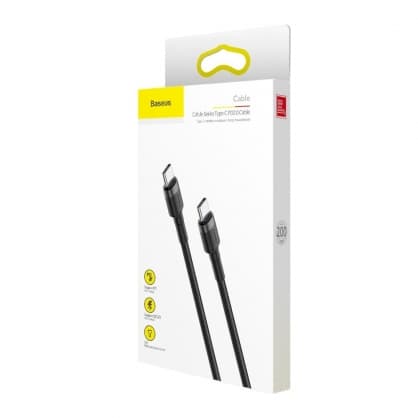 Cafule USB-C -til USB-C Ladekabel 60W, Baseus