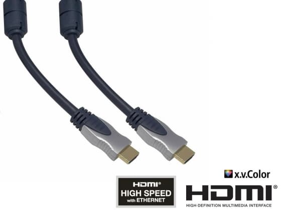 Tilbehør til tilslutning af HDMI-kabel 4K, 3D, UHD, Ferrit 3 m, HOME CINEMA