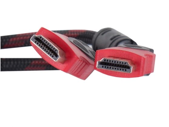 Tilbehør for tilkobling av HDMI - HDMI v2.0 / 4K / 3m Rød, Fusion-tilbehør