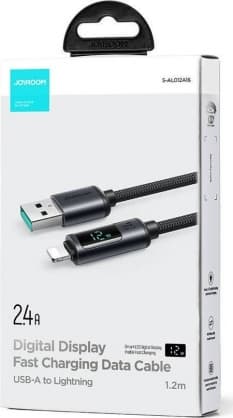 USB-A Lightning 1,2 m Sort, Joyroom