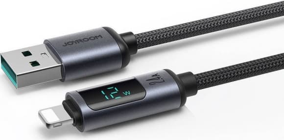 USB-A Lightning 1,2 m Sort, Joyroom