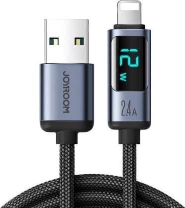 USB-A Lightning 1,2 m Sort, Joyroom