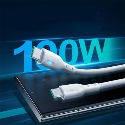 S-CC100A13 USB C - USB C 100W 2m Hvid, Joyroom