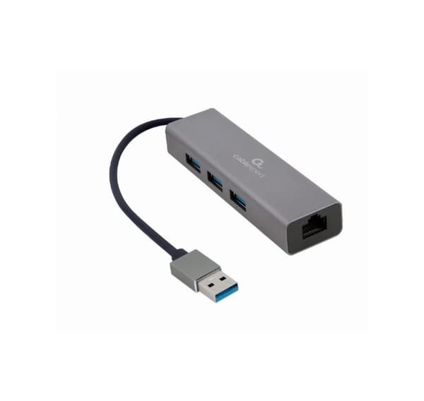I/o-adapter usb3 til lan rj45/3xusb3 a-amu3-lan-01, Gembird