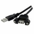 Miniatyrbild 1 av 3: USB-kabel Startech USBPNLAFAM2          Svart 60 cm