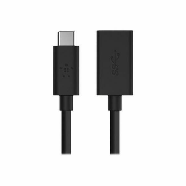 USB-C-kabel till USB Belkin F2CU036BTBLK Svart 14 cm