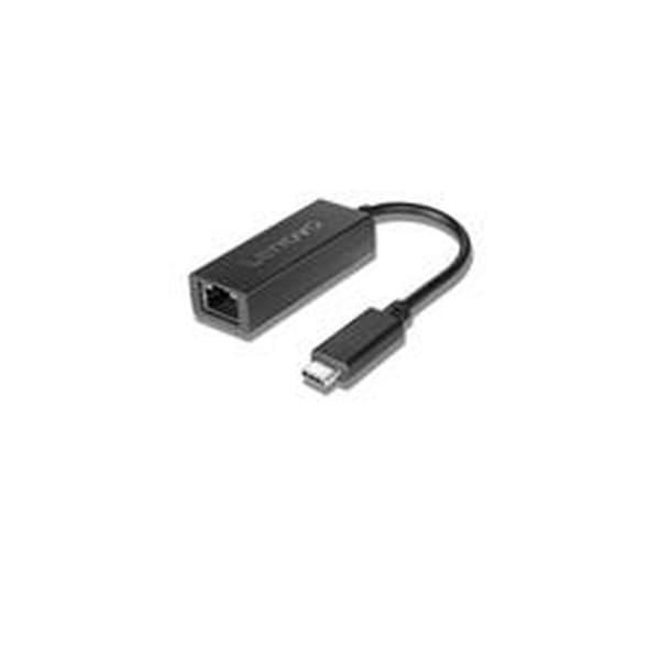 USB C till Nät RJ45 Adapter Lenovo GX90S91832 Svart