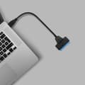 Miniatyrbillede 4 af 4: USB-adapter til SATA til harddisk Qoltec 51855 Sort