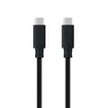Miniatyrbild 2 av 3: USB-C-kabel NANOCABLE 10.01.4100 Svart 50 cm (1 antal)