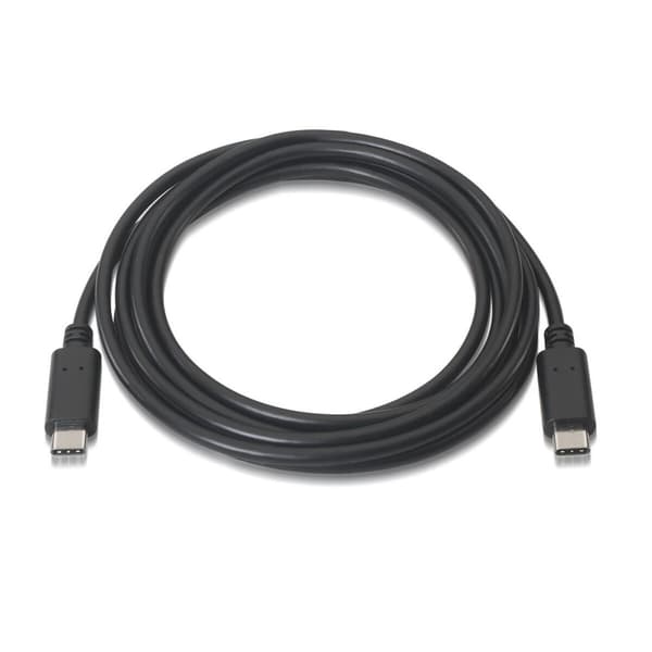 USB-C-kabel Aisens A107-0058 Svart 3 m