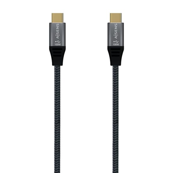 USB-C-kabel Aisens A107-0634 2 m Grå (1 antal)