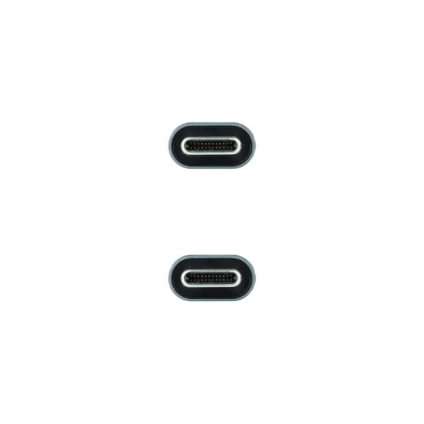 USB-C-kabel NANOCABLE 10.01.4302 Svart 2 m (1 antal)