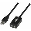 Miniatyrbild 10 av 11: Skarvsladd USB NANOCABLE 10.01.0213 Svart 15 m