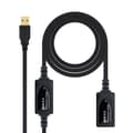 Miniatyrbild 11 av 11: Skarvsladd USB NANOCABLE 10.01.0213 Svart 15 m